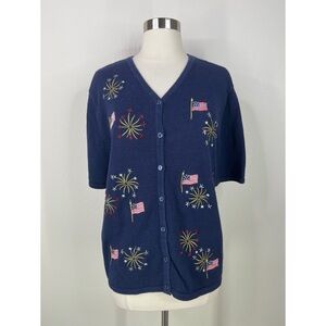 Croft & Barrows Americana Short Sleeve Cardigan